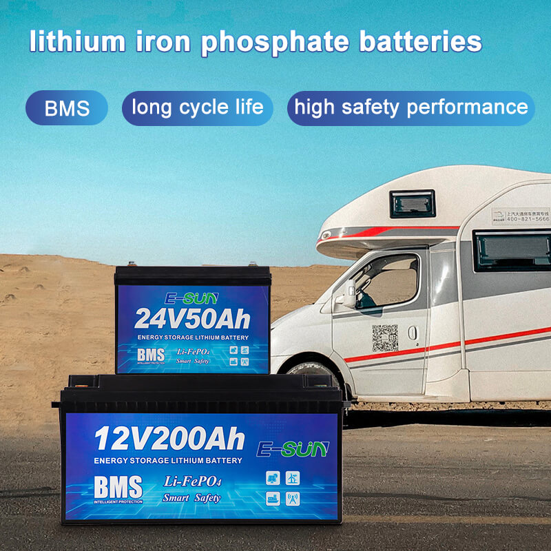 rechargeable lithium battery 24V 50ah